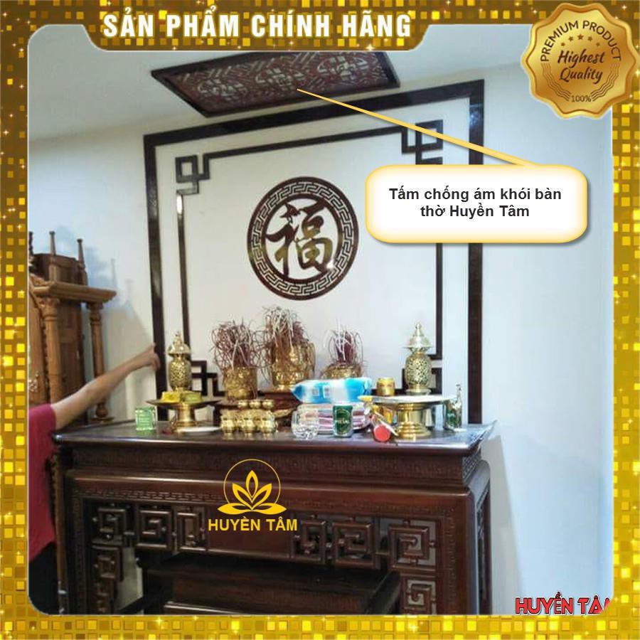 Tấm chắn khói bàn thờ kích thước 48x89cm [Thương hiệu Huyền Tâm size 48x89cm]