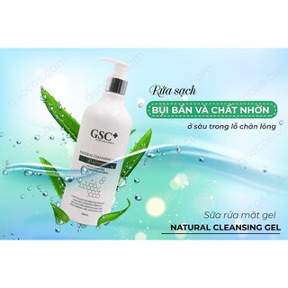 Sữa rửa mặt dạng gel gsc Hàn Quốc 500g chai lơn siêu tiết kiệm