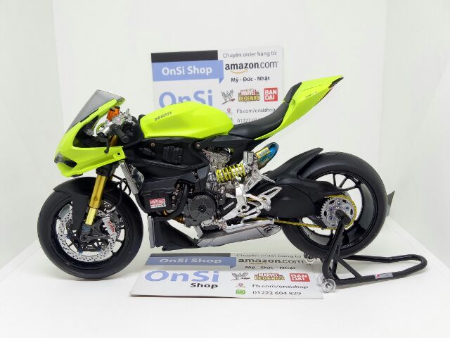 DUCATI 1199 PANIGALE 1/12 MÔ HÌNH XE TAMIYA ĐỘ ( NEON)