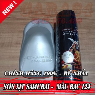 SƠN SAMURAI MÀU BẠC - NỀN BẠC 124 G081
