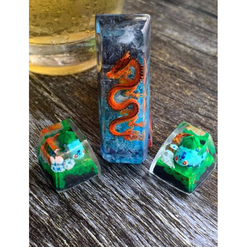 Keycap resin bàn phím cơ Bulbasaur