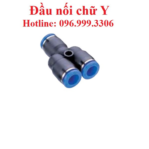 Đầu nối PY chữ Y khí nén, phun sương đầy đủ kích thước giá sỉ