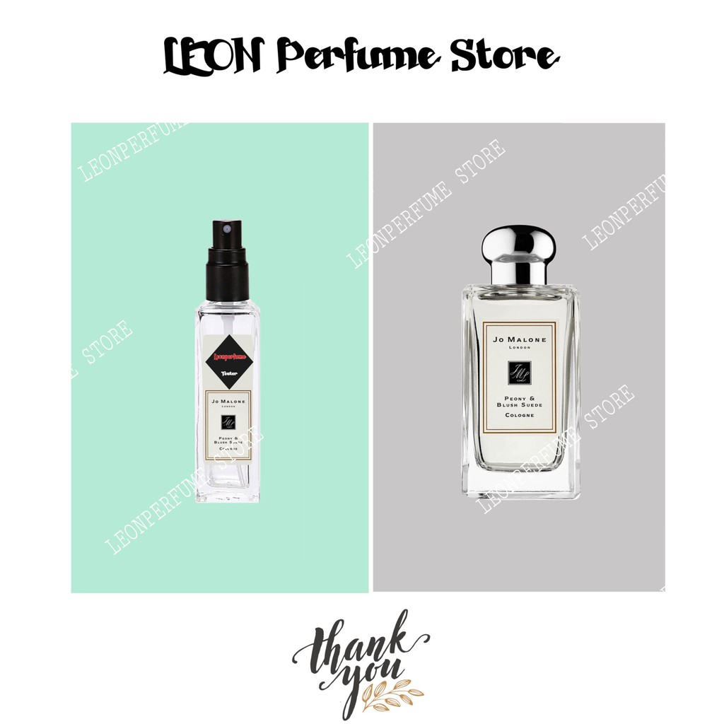 💎LEON💎 Mẫu thử nước hoa jo malone peony&blish suede 10ml dạng xịt | Thế Giới Skin Care