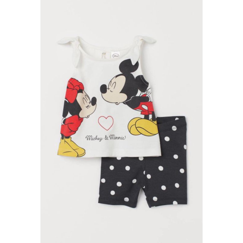 Bộ mickey❤️minnie sát nách