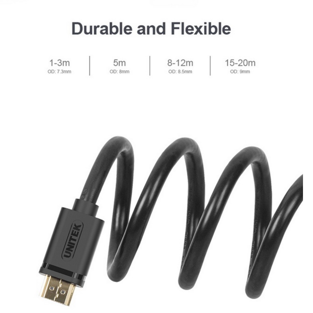 Cáp HDMI Unitek chính hãng cao cấp (15m)