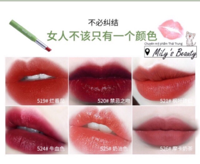 [Mã COS2207 giảm 10% đơn 500K] Set 6 son bơ siêu xinh- hàng chuẩn- có sẵn | BigBuy360 - bigbuy360.vn