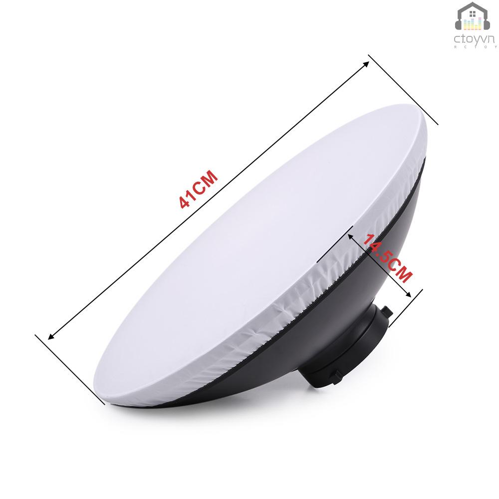 Đèn Phản Quang 41cm Dùng Làm Đẹp Chuyên Dụng Cho Bowens Mount Speedlite Studio