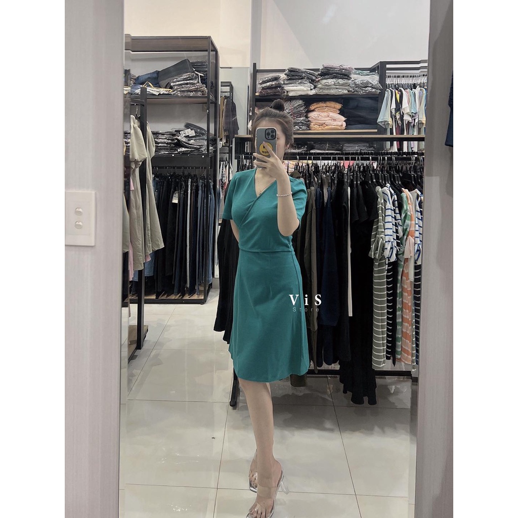 đầm thun nữ công sở đắp ngực