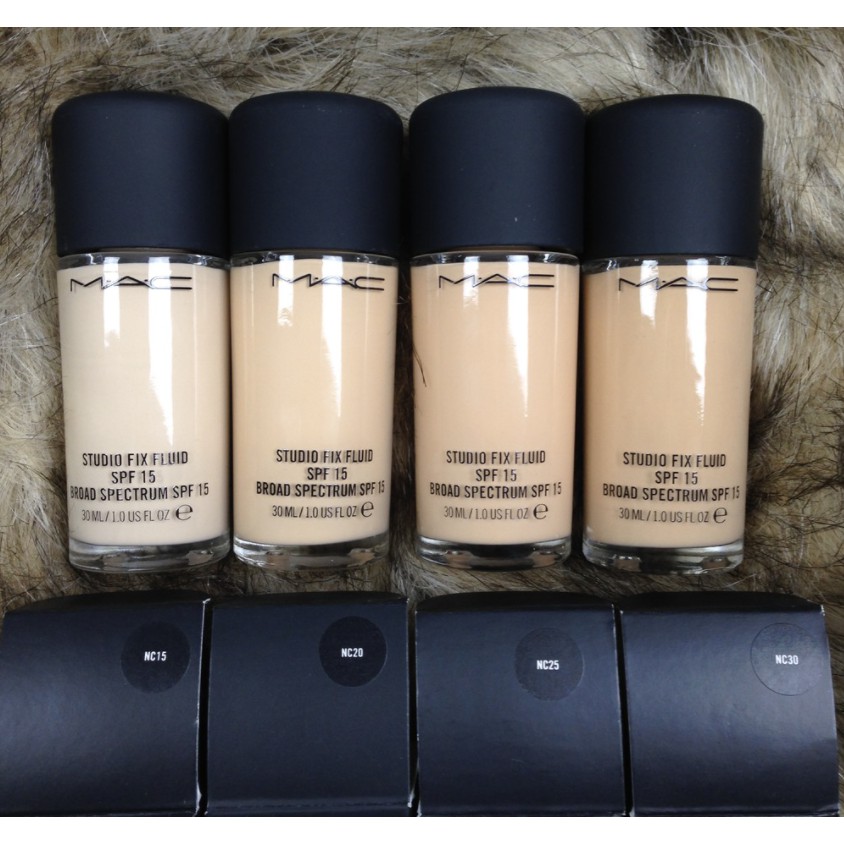 [Hàng Showroom] Kem nền lâu trôi 24h MAC Studio Fix Fluid SPF 15 Foundation