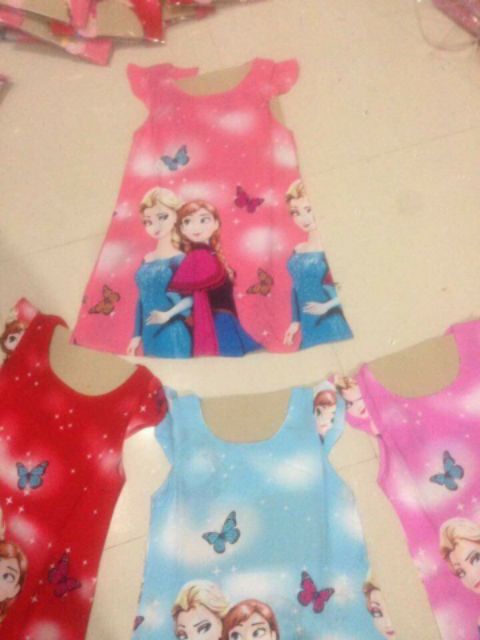 Váy lanh thái hình EOSA cho bé gái 15-25kg