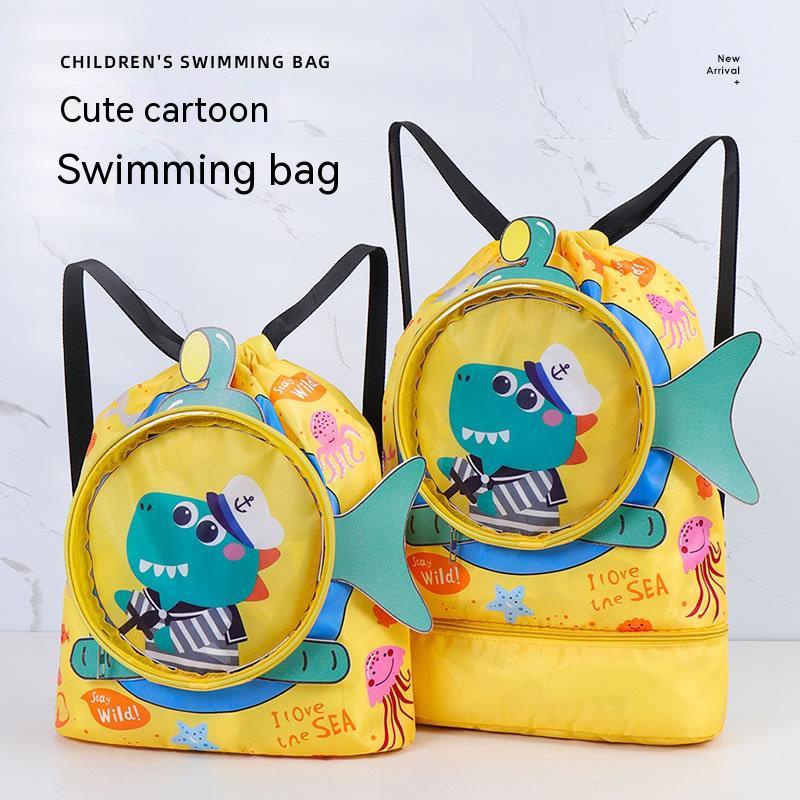 Balo Hai Lớp Chống Thấm Nước Họa Tiết Hoạt Hình Dễ Thương Cho Học Sinh