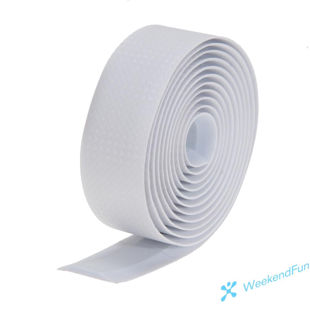 Băng Quấn Sợi Cacbon + 2 Nút Chốt Gắn Ghi Đông Xe Đạp Trang Trí Nhiều Màu Tùy Chọn