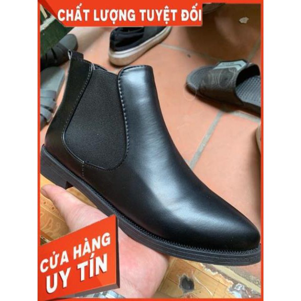 [FREE SHIP –BẢO HÀNH 1 NĂM ] GIÀY CHELSEA BOOST DA BÒ CAO CẤP HOT TREND