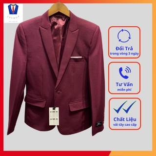 Bộ vest đỏ cao cấp full size[ Áo + Quần ]