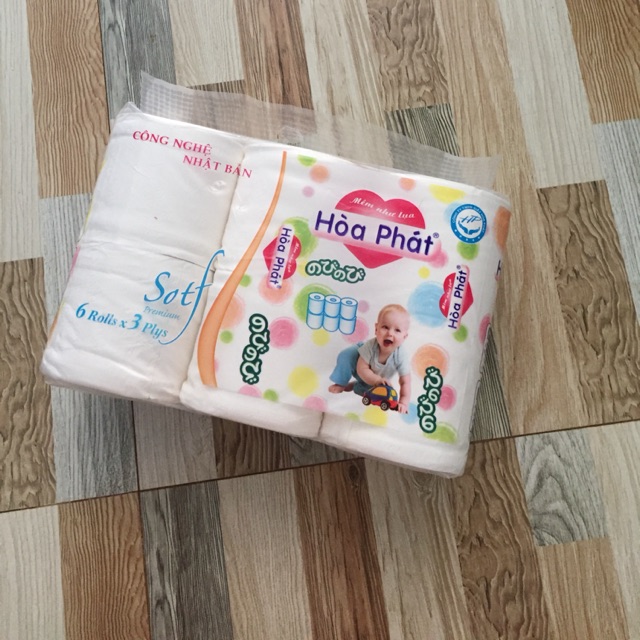 giấy vệ sinh cao cấp hoà phát - hsd 2025