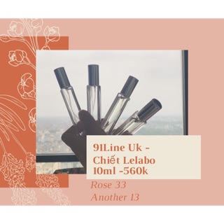 Chiết Lelabo 10ml nước hoa mùi Rose 31
