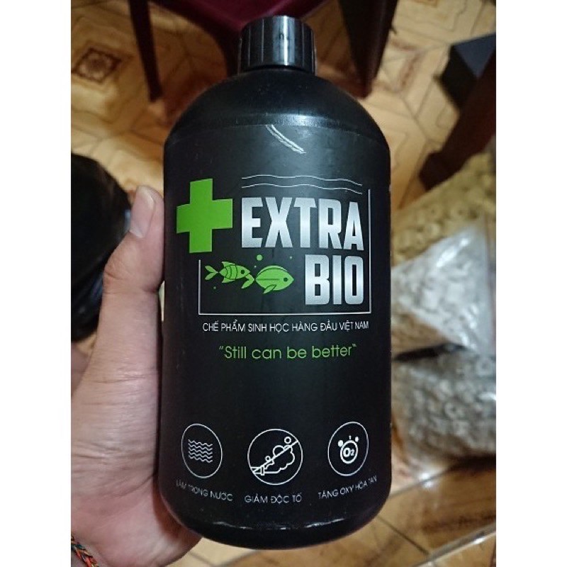 500 ML Men Vi sinh EXTRA BIO làm trong bể nước cá cảnh