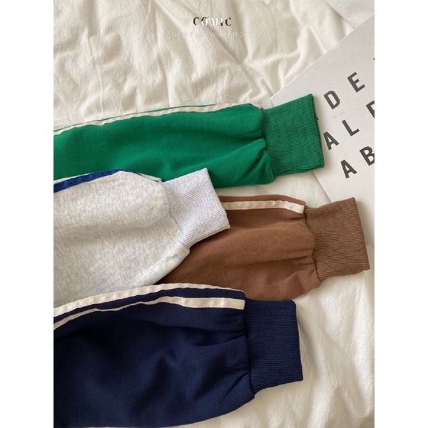 Áo khoác nỉ cotton zipper dáng ngắn COMIC 808273 | BigBuy360 - bigbuy360.vn