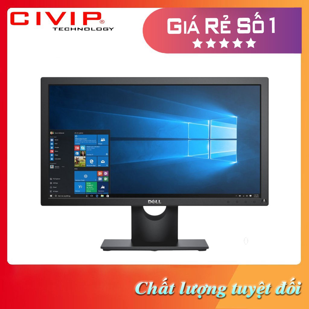 Màn hình LCD Dell E2016HV (19.5 inch/HD/TN/60Hz/6ms/250 nits/DSub) - Hàng Chính Hãng