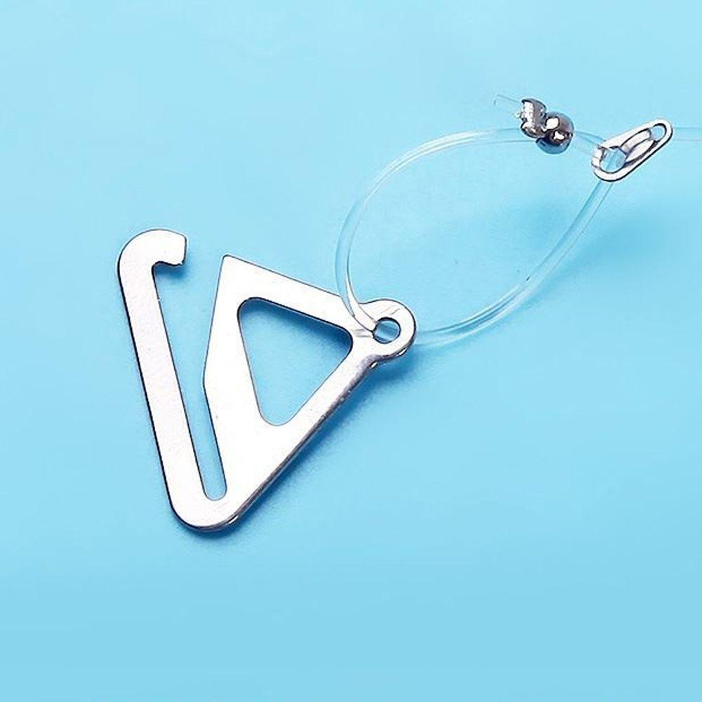 OCEANMAP 1 Cặp Dây Áo Ngực Co Giãn Khóa Kim Loại Đính Hạt Thời Trang Mùa Hè