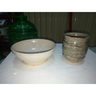 Chậu ly gốm Nhật trồng sen đá