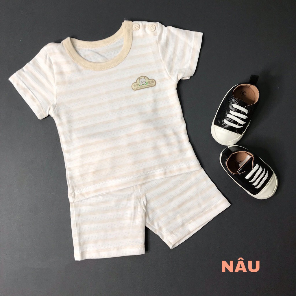 Bộ quần áo ngắn tay sợi tre Luxury