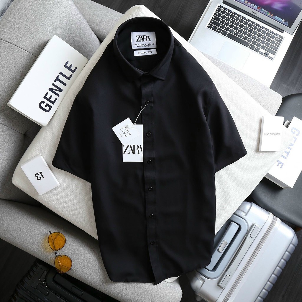 Áo Sơ Mi Ngắn Tay Hàng VNXK Form Vừa Bodyfit Vải Oxford Thoáng Mát Hàng Cao Cấp | BigBuy360 - bigbuy360.vn