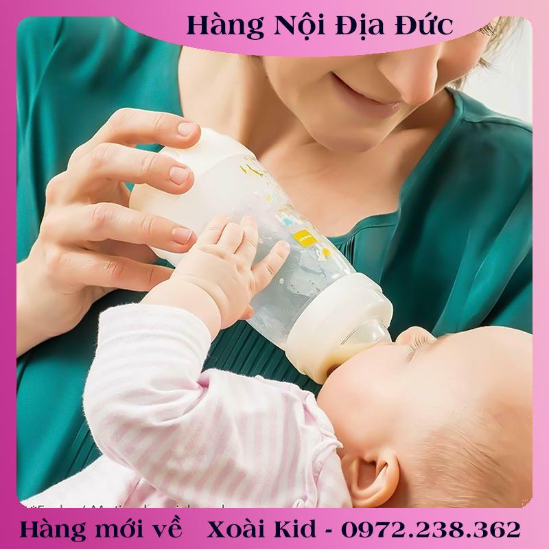 [auth] Bình sữa Mam Đức chống đầy hơi, chống sặc cho bé size 160ml, 260ml và 320ml [Nội địa Đức Đủ Bill] [Hot]