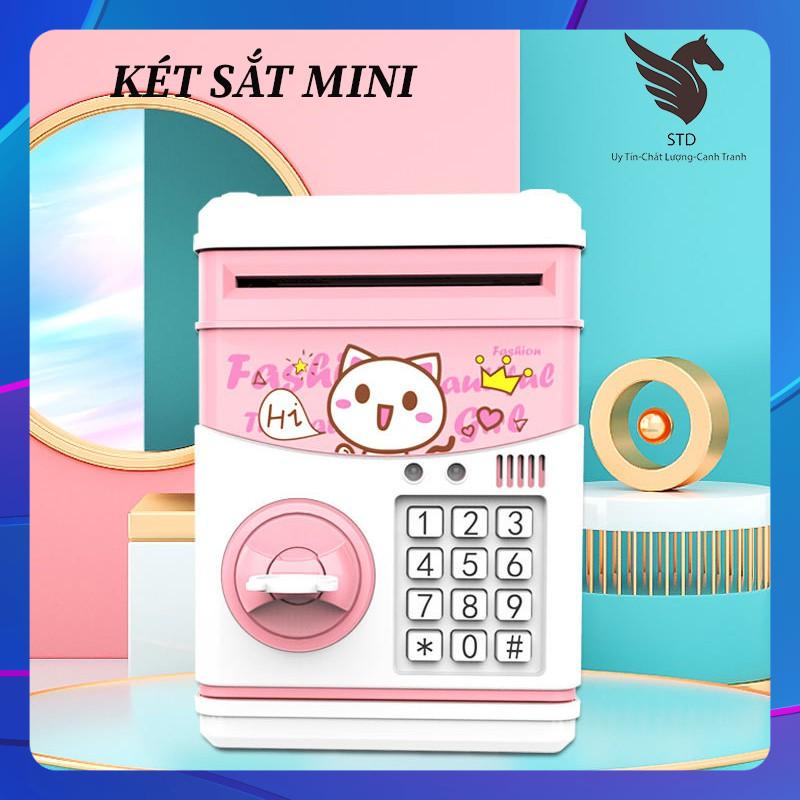 Két sắt mini cho bé két ATM thông minh sử dụng pin Tặng kèm pin