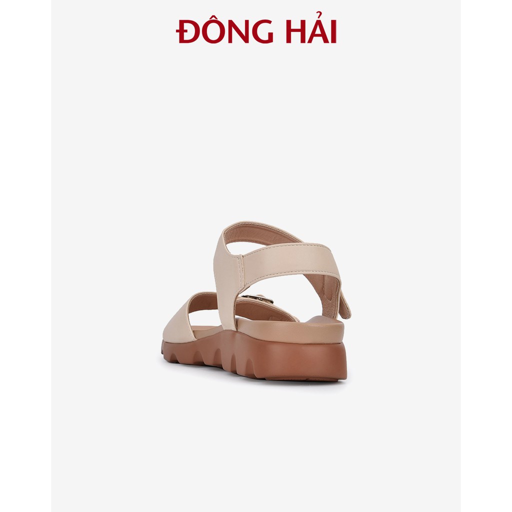 "TẶNG NGAY 30K khi theo dõi gian hàng trong T6 "Sandal nữ quai ngang Đông Hải đế bệt 3cm năng động - S32A2