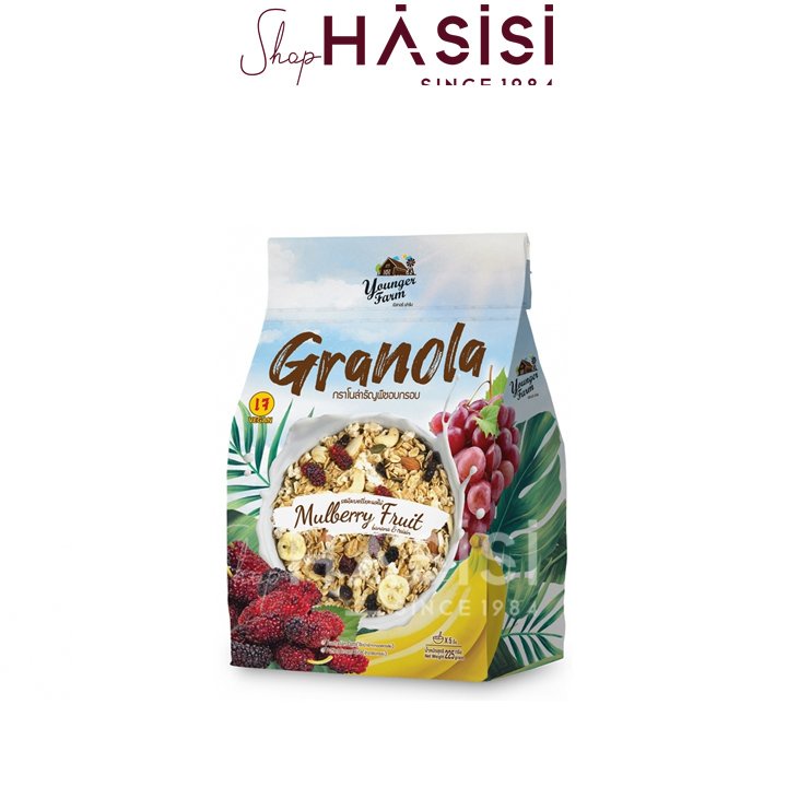Ngũ Cốc Mix Trái Cây Thái Lan YOUNGER FARM - Granola Fruit 225g