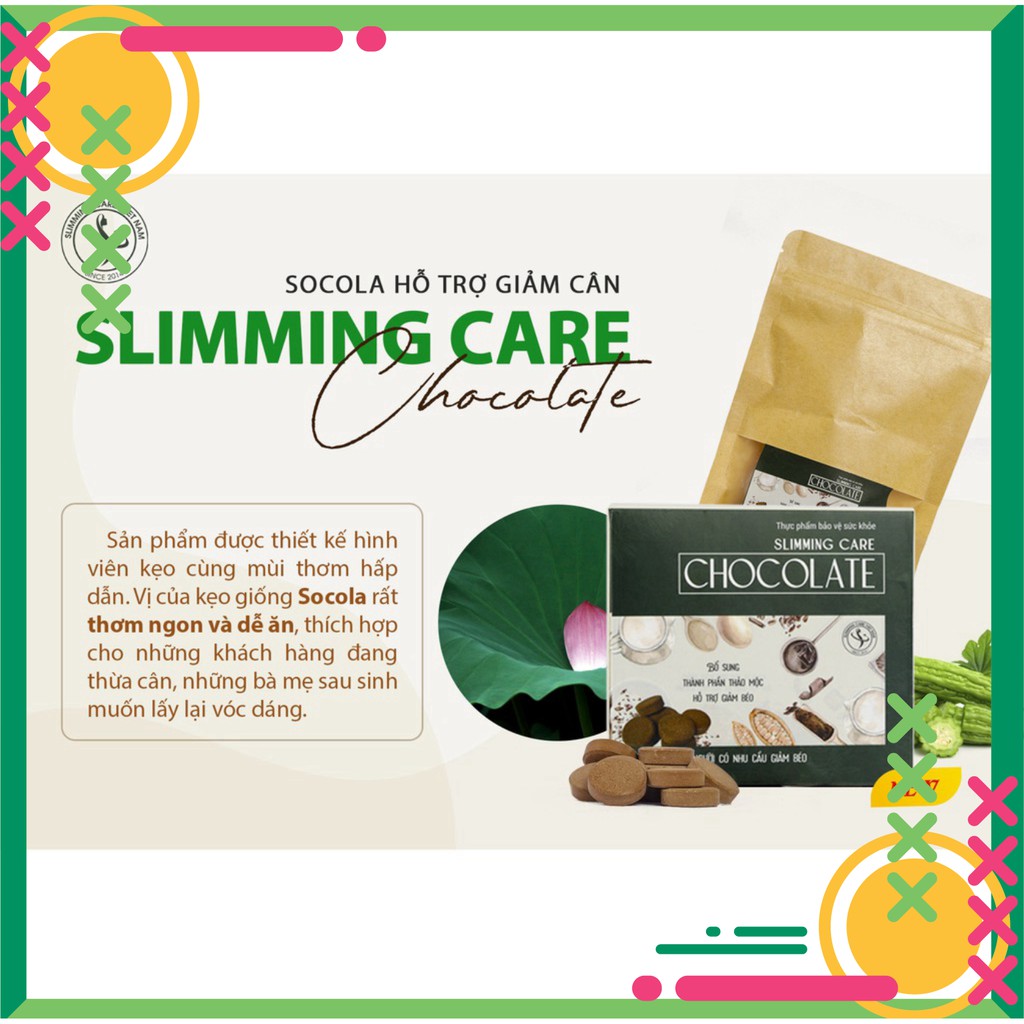 Viên Chocolate Giảm Cân Slimming Care Thảo Mộc Có Bán Sĩ