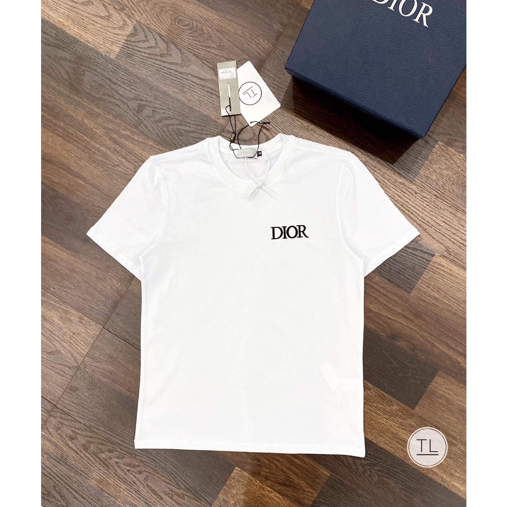Áo phông Nam nữ Dior cổ tròn 100% mềm mịn, chất mát Tranganh Store