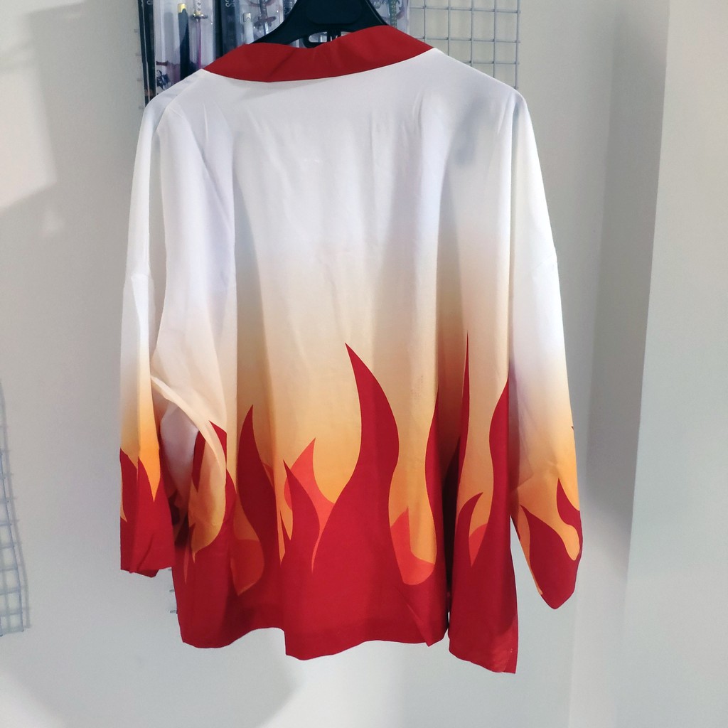 [TỰ MAY] Áo yakuta Haori happi Nhật Bản cosplay Viêm trụ Rengoku Kyoujurou Kimetsu no Yaiba anime cosplay | BigBuy360 - bigbuy360.vn