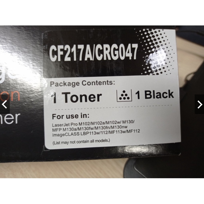 Hộp mực 17A  047 cho máy in hp M102 hp M130 M130a canon MF112 MF113 CÓ CHÍP MỰC