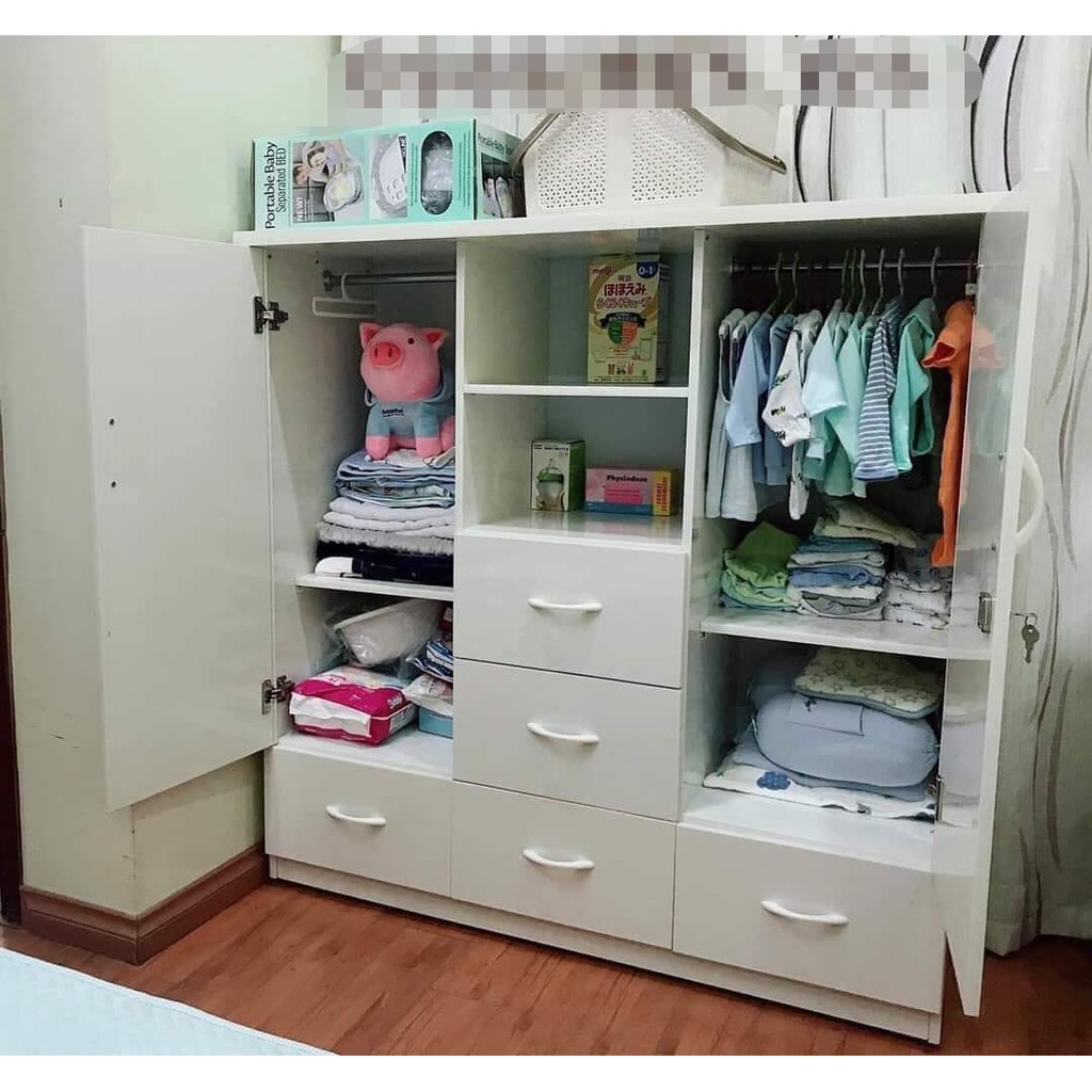 Tủ 3 cánh cho bé cao cấp nhựa đai loan Bn089 | BigBuy360 - bigbuy360.vn