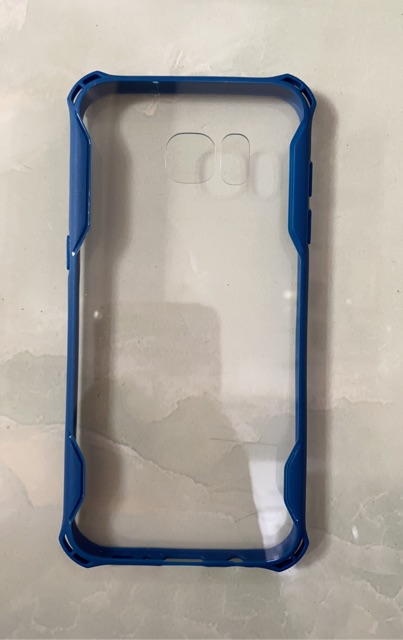 [Mã ELFLASH3 hoàn 10K xu đơn 20K] SAMSUNG S7 EDGE - Ốp lưng nhựa trong suốt viền màu cực đẹp