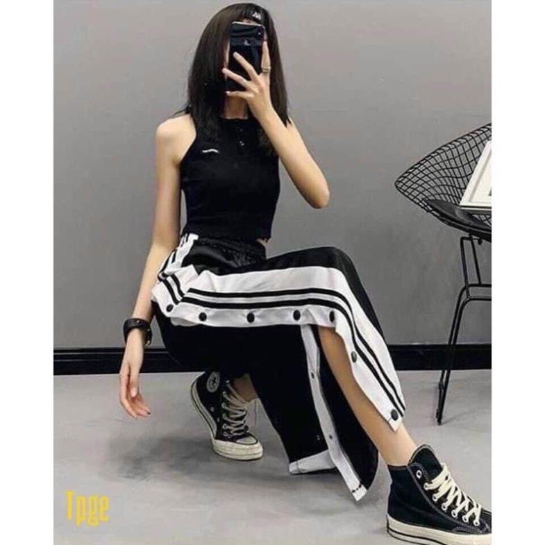Free Ship-Hàng Cao Cấp Quần cullotes nút bấm 2 bên lưng thun- C5N