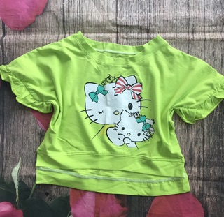 Áo crop thun cotton