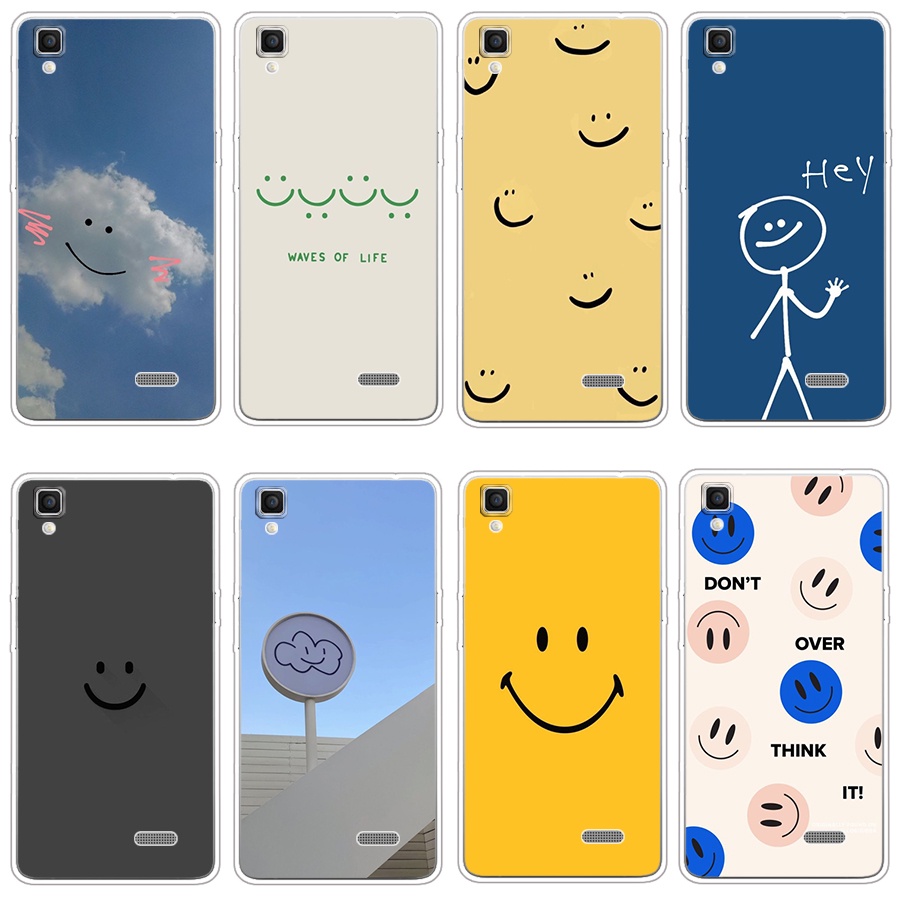 Ốp Điện Thoại Silicone Trong Suốt Chống Sốc In Hình Mặt Cười Cho OPPO r7 r17 pro r7 plus / r17 pro r15 r15 pro
