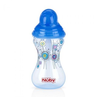 Bình uống nước ống hút silicone Nuby 300ml