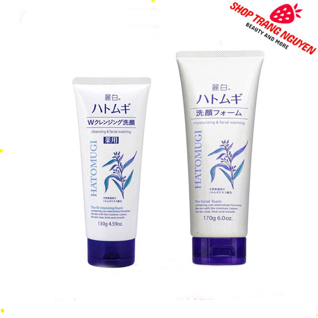 Sữa rửa mặt ý dĩ Hatomugi Naturie, sữa rửa sạch da mặt Nhật Bản HT | BigBuy360 - bigbuy360.vn