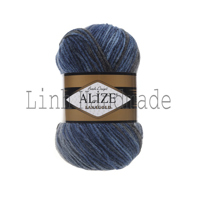 Cuộn Len Alize Lana Gold Batik 1600