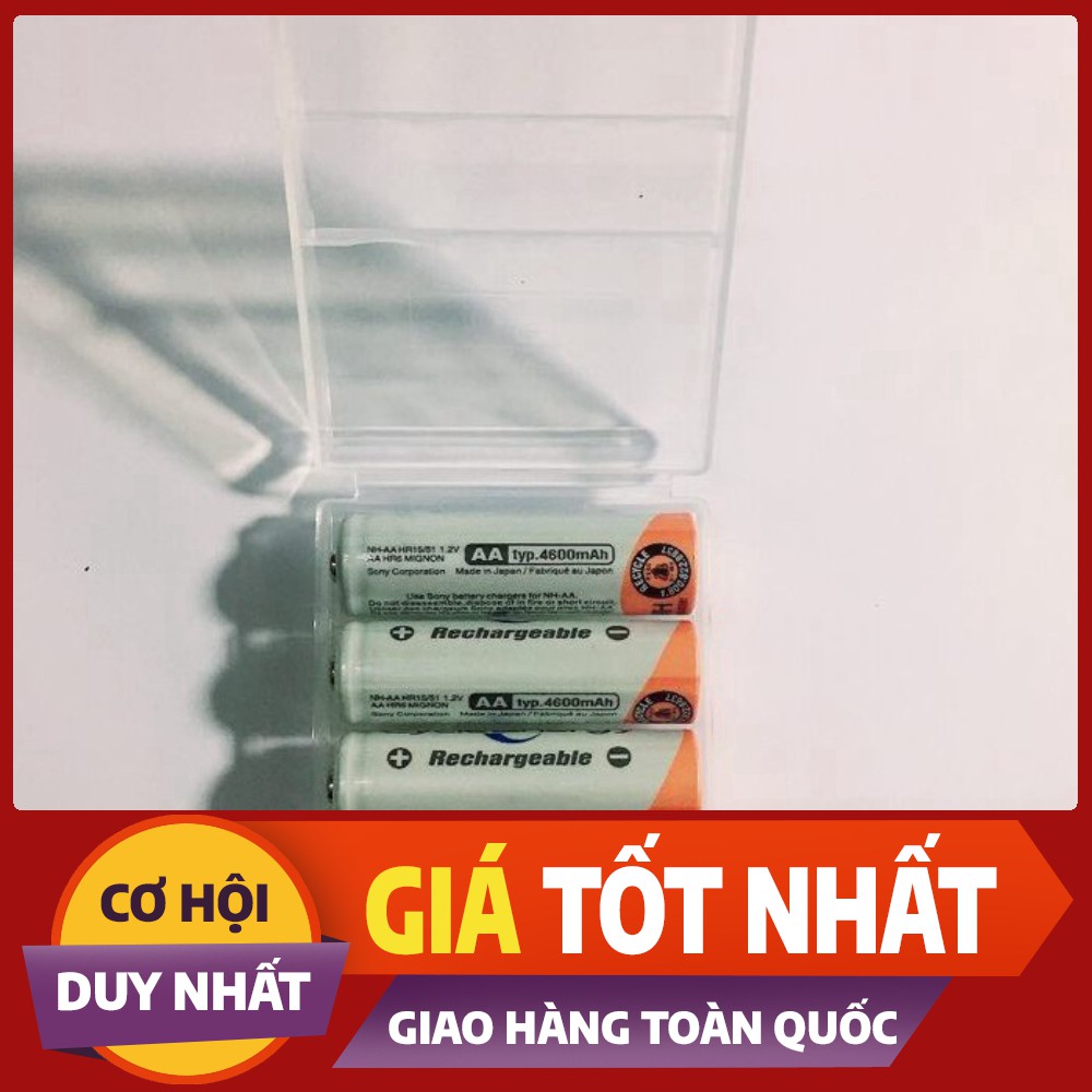 (GIÁ SẬP SÀN) PIN SẠC SONY AA 4600mAh ( Hộp 4 viên )