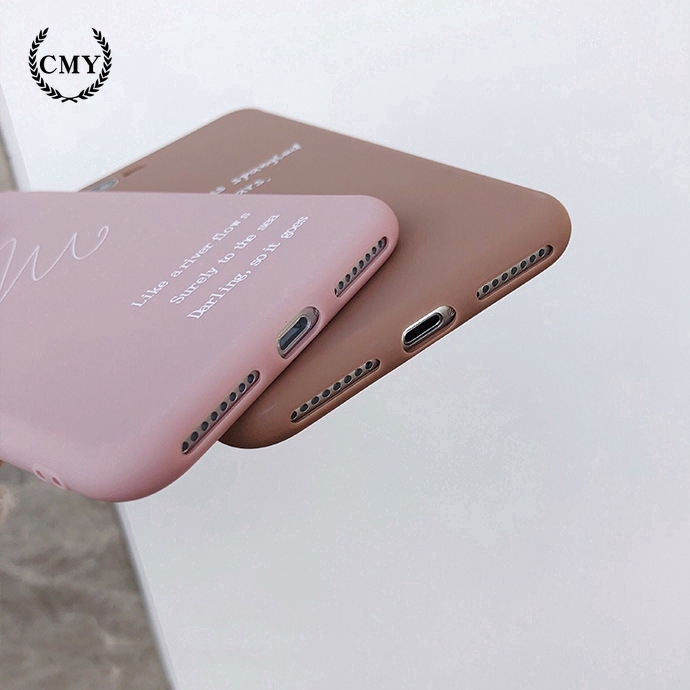 Ốp điện thoại in chữ và đường vẽ ấn tượng dành cho iPhone11/11Pro 11pro Max X XR XS XS MAX 78 plus SE | BigBuy360 - bigbuy360.vn