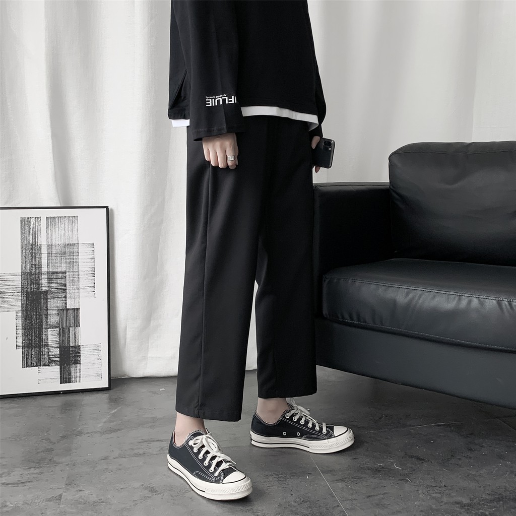 Quần dài phong cách Hàn Quốc thời trang dành cho nam cỡ s-3xl