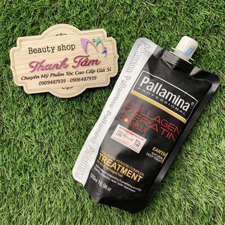 Hấp dầu suôn mượt Pallamina Collagen Keratin Complex 500ml [ Fanola ]