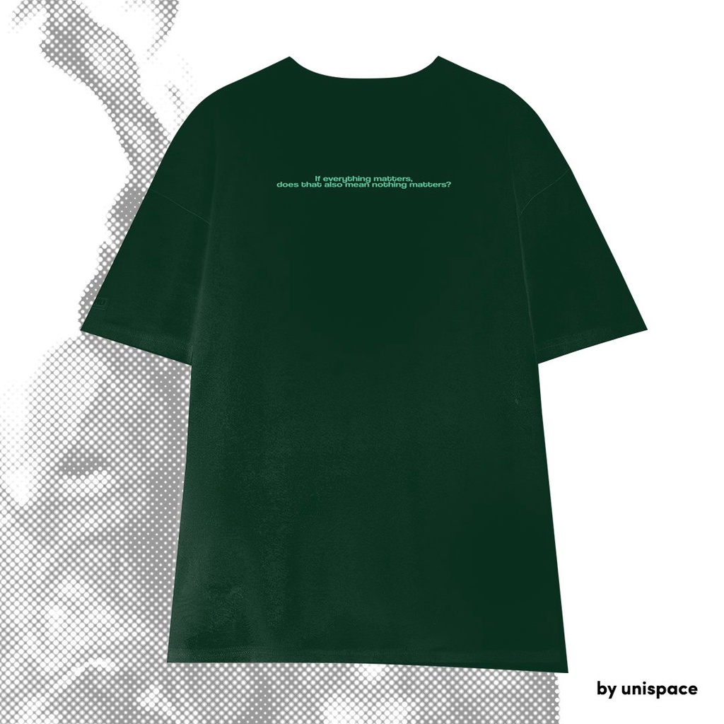 Áo thun tay lỡ local brand By Unispace unisex nam nữ form rộng cotton burn it
