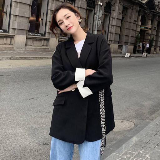 Áo khoác blazer màu hồng size lớn mẫu 2021 phong cách Hàn Quốc thời trang xuân thu dành cho nữ Áo Blazer | BigBuy360 - bigbuy360.vn