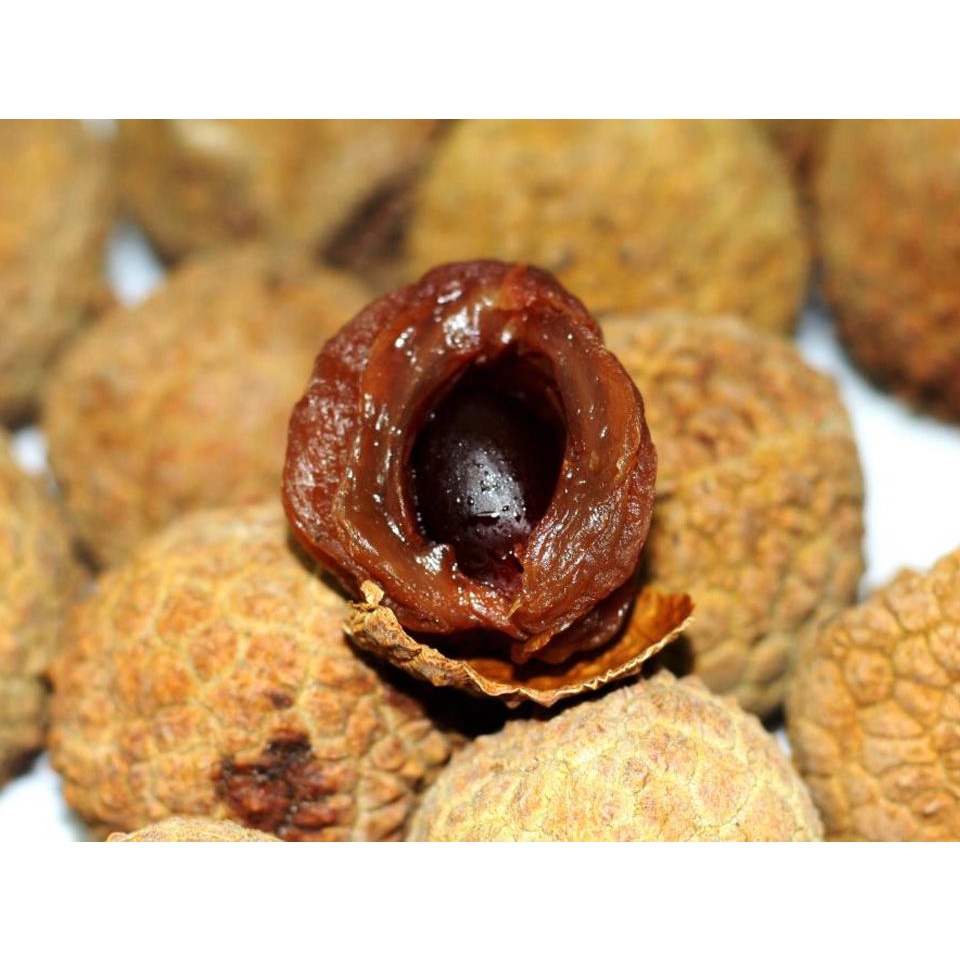 VẢI SẤY KHÔ LỤC NGẠN BẮC GIANG LOẠI NGON túi 500gr